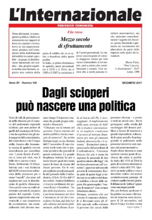 Dagli scioperi può nascere una politica