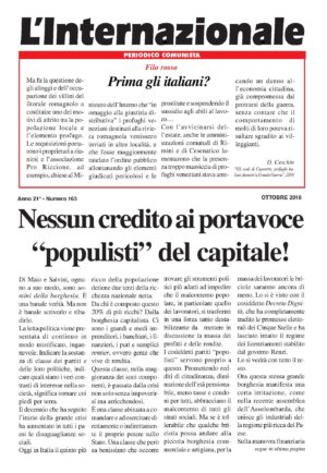 Nessun credito ai portavoce “populisti” del capitale!