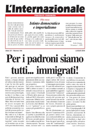 Per i padroni siamo tutti…immigrati!