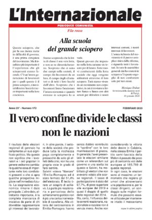 Il vero confine divide le classi, non le nazioni