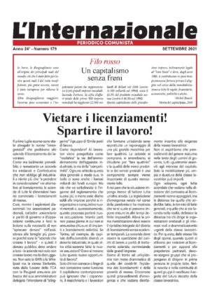 Vietare i licenziamenti! Spartire il lavoro!