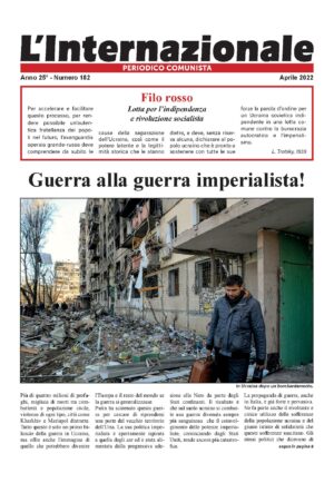 Guerra alla guerra imperialista!