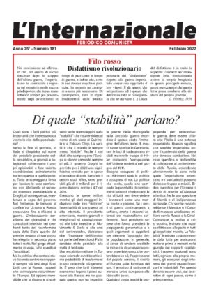 Di quale “stabilità” parlano?