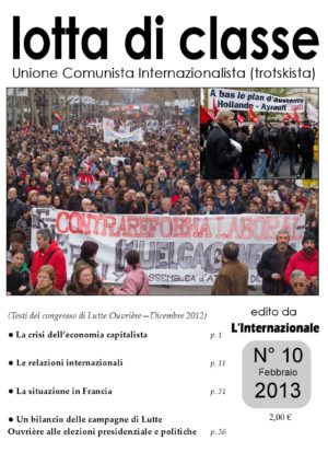 990. Lotta di Classe n° 10 - Marzo 2013