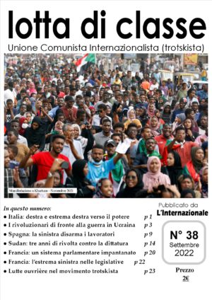 962. Lotta di Classe n° 38 - Settembre 2022