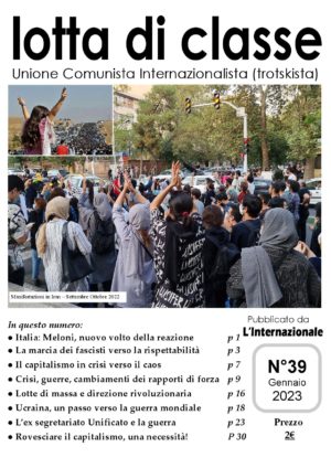 961. Lotta di classe n° 39 Gennaio 2023